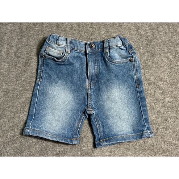 Volcom Denim Bermuda Shorts - Adjustable Waist - Kids Size 5T - Picture 1 of 6